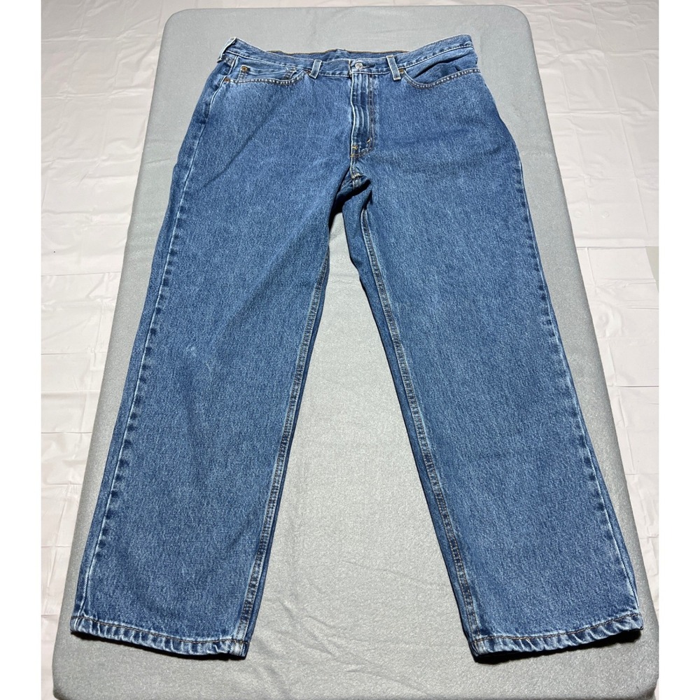 Levis 550 Relaxed Fit Jeans Mens W36 L30 Medium Wash Blue Denim 00550-4891